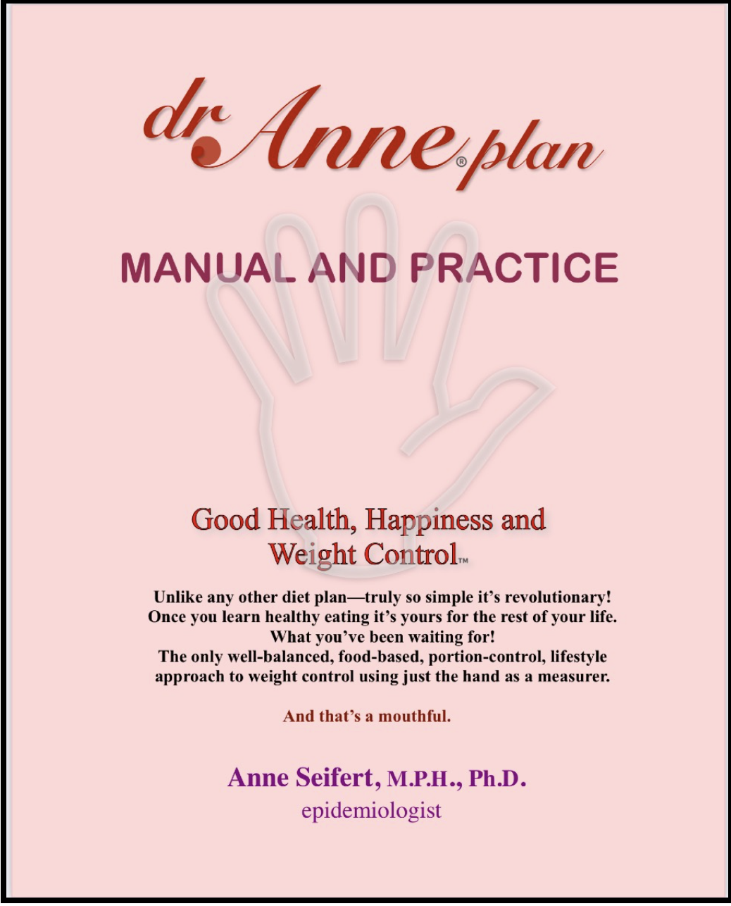 dr. Anne plan Manual and Practice book