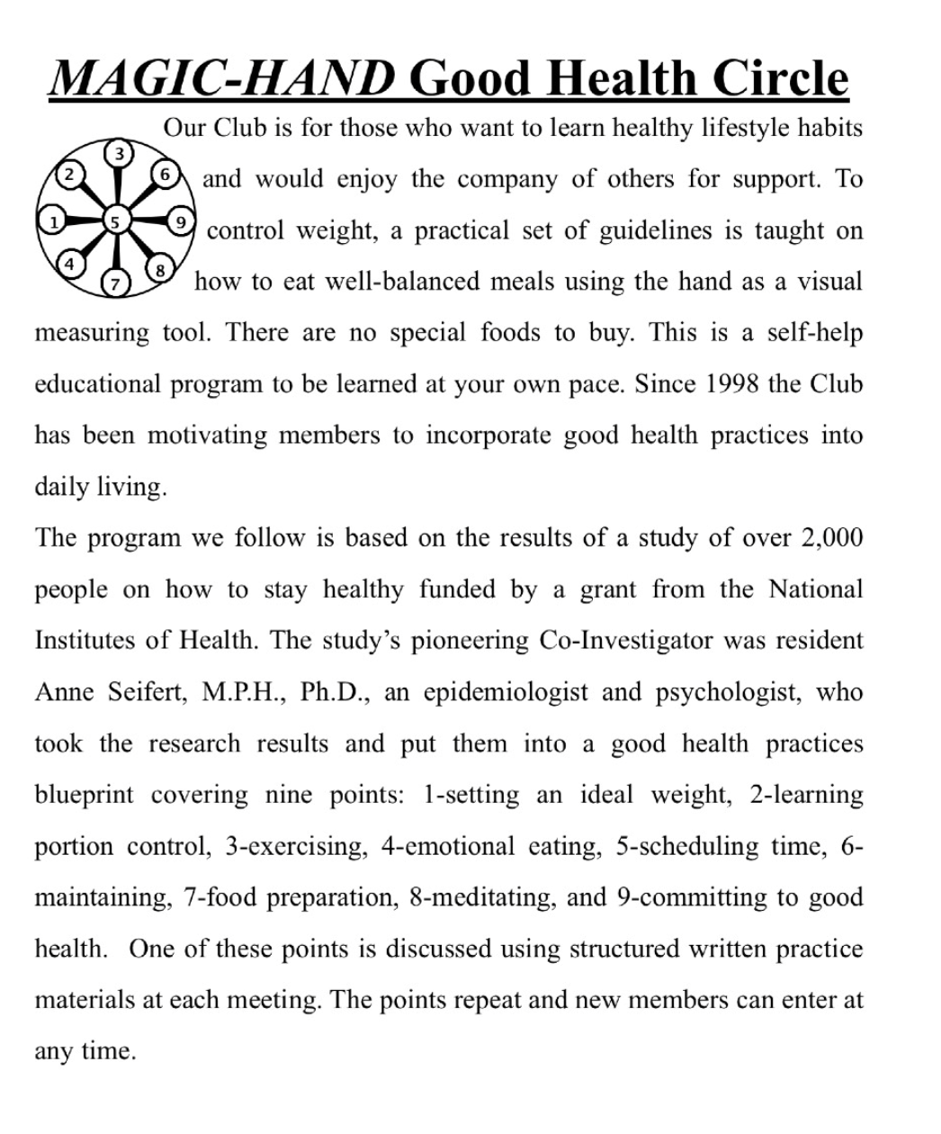 Sample dr. Anne flyer